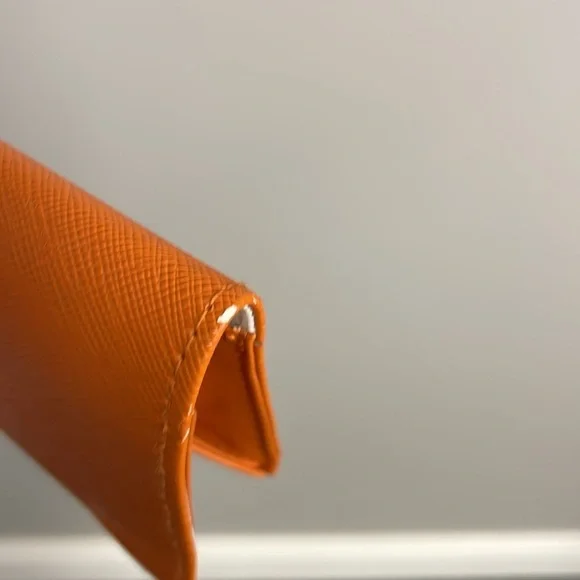 Tory Burch Sunglasses glasses case Orange clamshell Quiet luxury - Picture 2 of 8